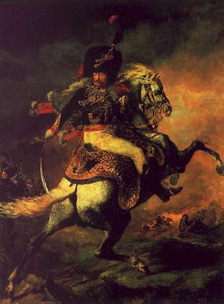  Theodore   Gericault Officer of the Hussars Germany oil painting art